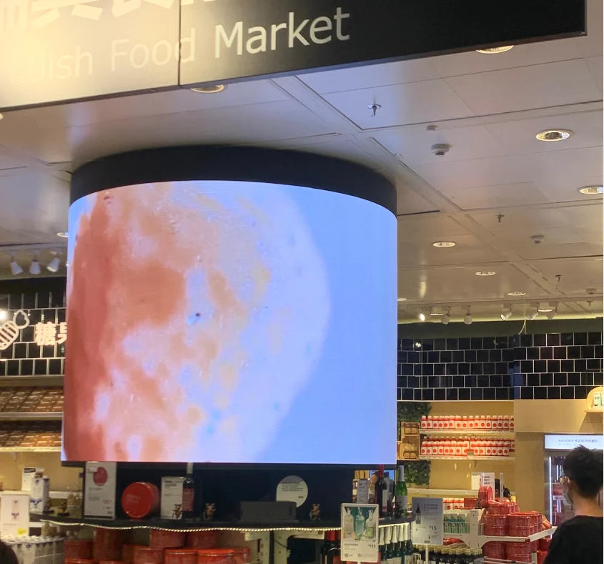 Innovative P2.5 320x160mm Flexible LED Screen for Indoor Advertising - Unmatched Visual Appeal