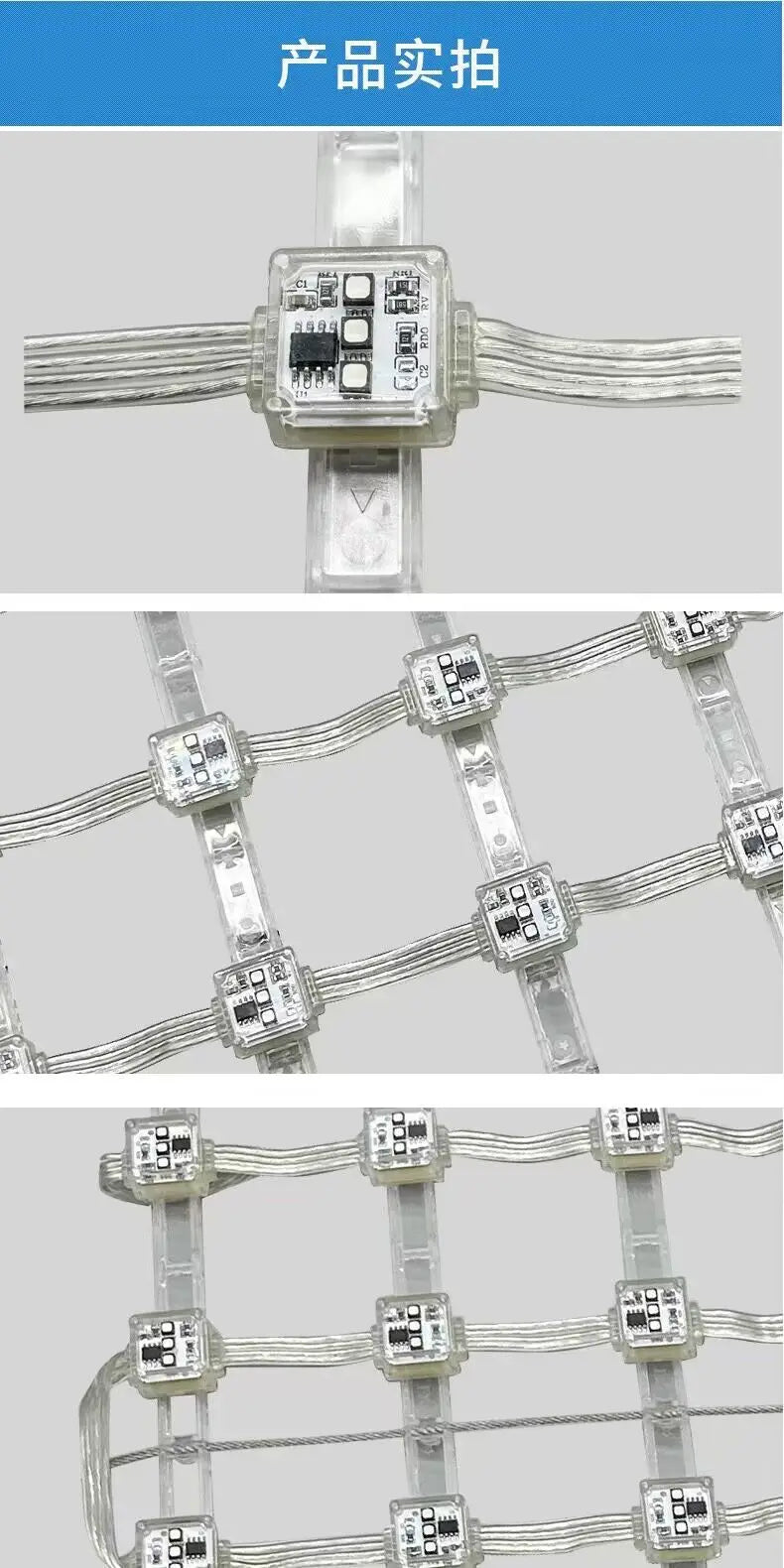 Professional-Grade LED Panel Designed for DMX512 Control, Clear Color, RGB Full color