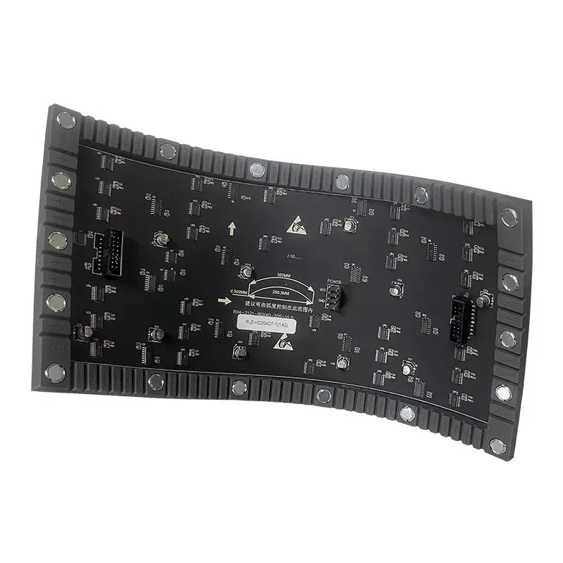 Indoor LED Soft Module P4 256X128mm Full Color Flexible Screen 64x32 Pixels SMD Lamp Matrix Panel Round Screen Bendable Display