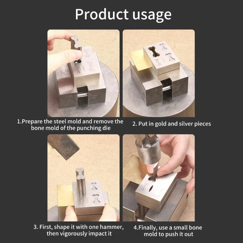 Press Punching Bracelet Making Molds Adjustable Steel Die Cutter for Jewelry