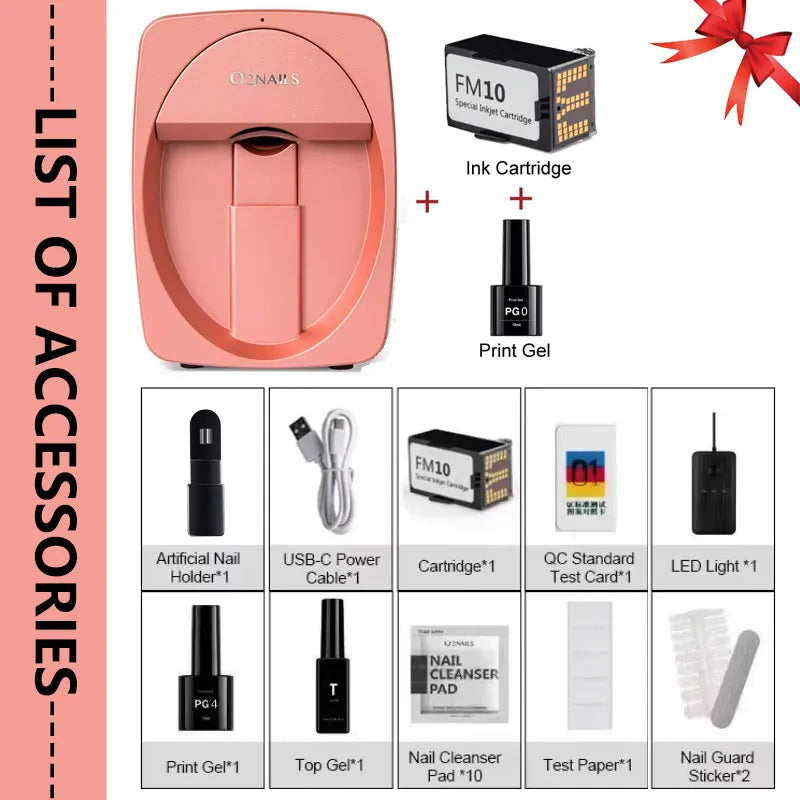 Smart Professional Mobile Nail Printer Machine
