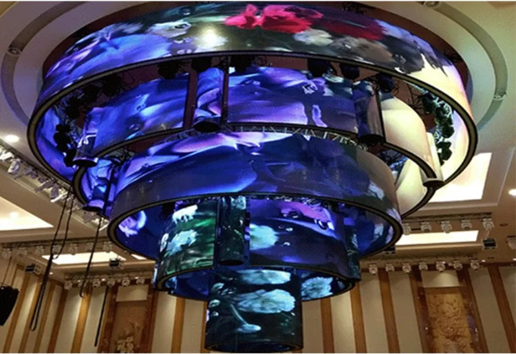 Innovative P2.5 320x160mm Flexible LED Screen for Indoor Advertising - Unmatched Visual Appeal