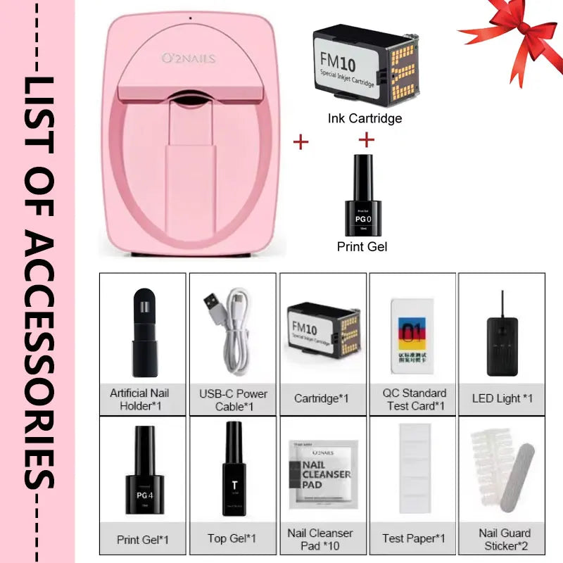 Smart Professional Mobile Nail Printer Machine