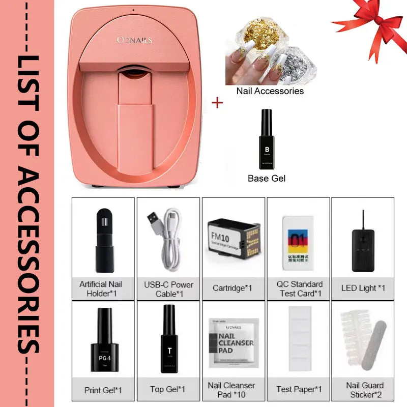 Smart Professional Mobile Nail Printer Machine
