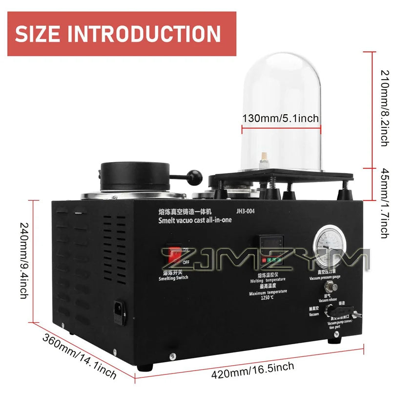 Jewelry Casting Vacuum and Melting Equipment