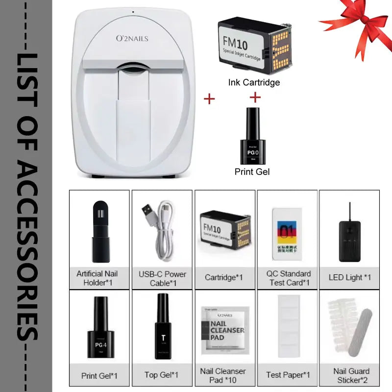 Smart Professional Mobile Nail Printer Machine