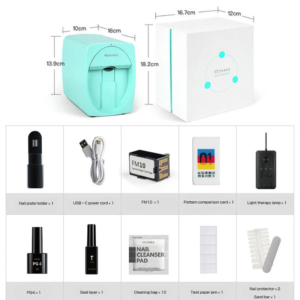 Smart Professional Mobile Nail Printer Machine