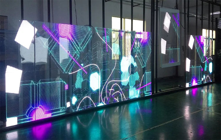 Advertising Led Mesh Display Transparent Led Screen