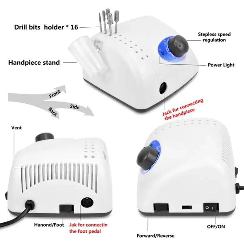 Strong 210 Pro IV Manicure Electric Nail Machine