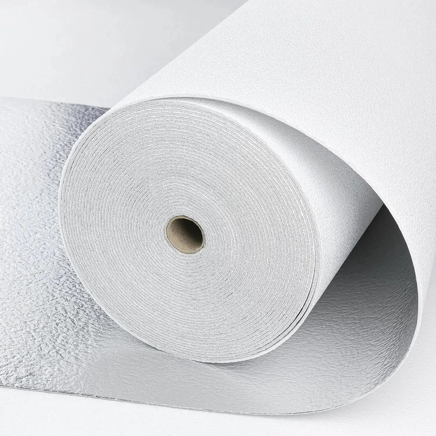 50cmx5m Linen Wallpaper Self-adhesive Waterproof Removable Wallpaper for Bedroom Livingroom Wall Decor