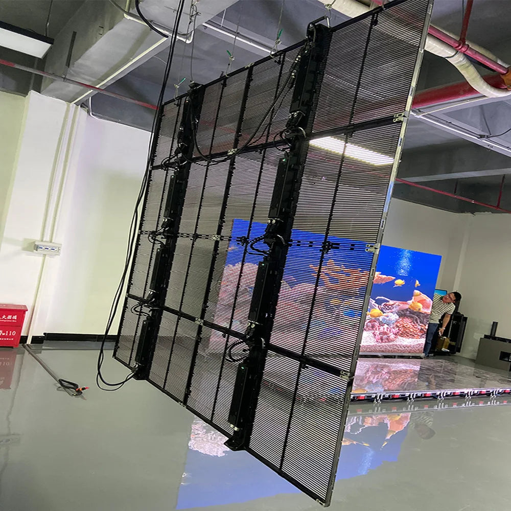 Advertising Led Mesh Display Transparent Led Screen