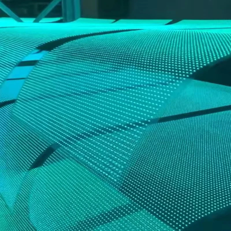 Transparent flexible Self Adhesive  LED Screen