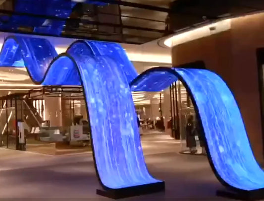 Innovative P2.5 320x160mm Flexible LED Screen for Indoor Advertising - Unmatched Visual Appeal